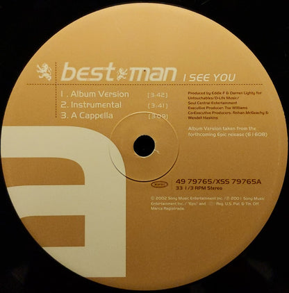 Best Man - I See You (12")