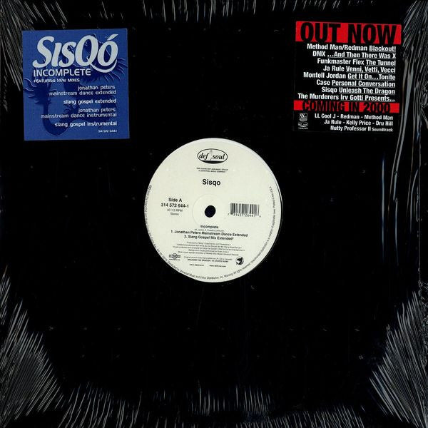 Sisqo - Incomplete (12")