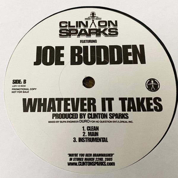 Clinton Sparks - Run This City / Whatever It Takes (12", Promo)