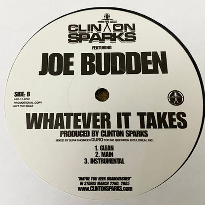 Clinton Sparks - Run This City / Whatever It Takes (12", Promo)
