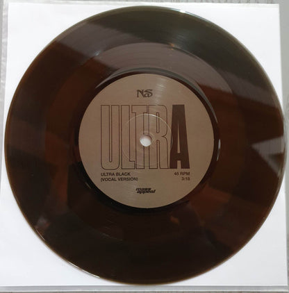 Nas - Ultra Black (7", Single, Bla)