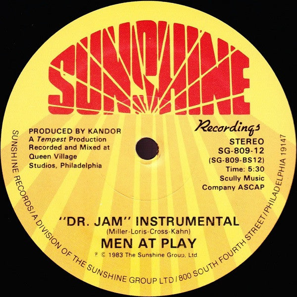 Men At Play : Dr. Jam (In The Slam) (12")