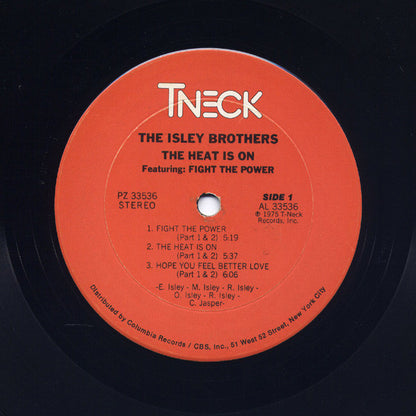 The Isley Brothers - The Heat Is On (LP, Album, Pit)