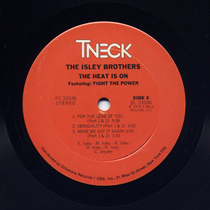 The Isley Brothers - The Heat Is On (LP, Album, Pit)