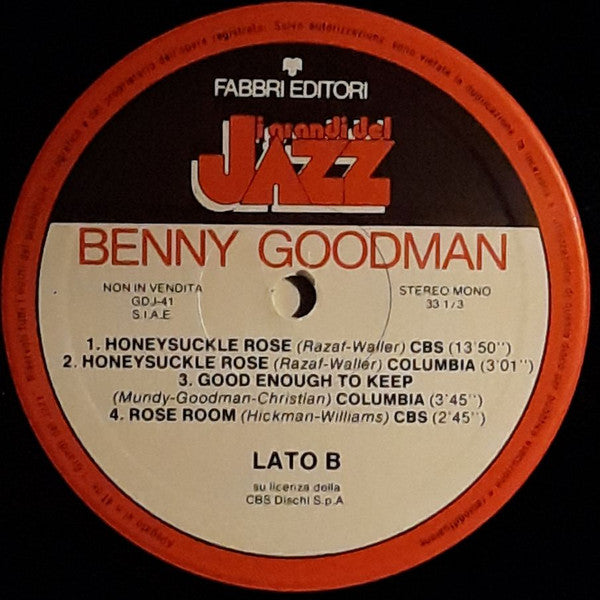 Benny Goodman : Benny Goodman (LP, Comp)