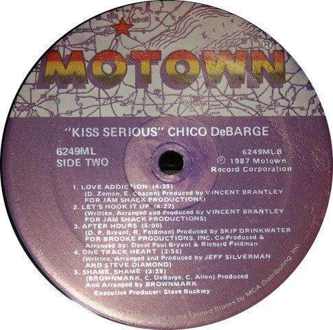Chico DeBarge - Kiss Serious (LP, Album)