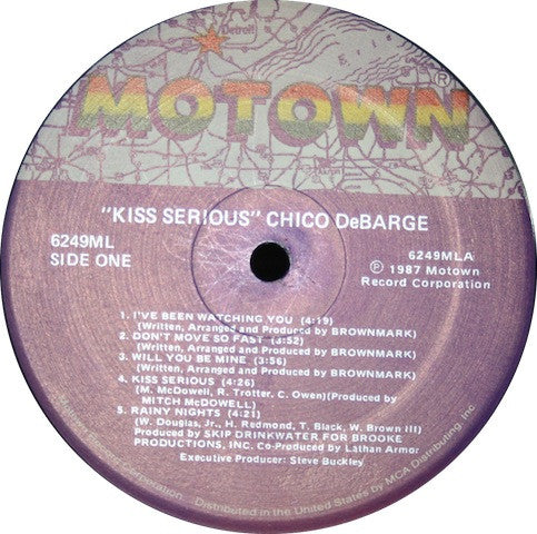 Chico DeBarge - Kiss Serious (LP, Album)