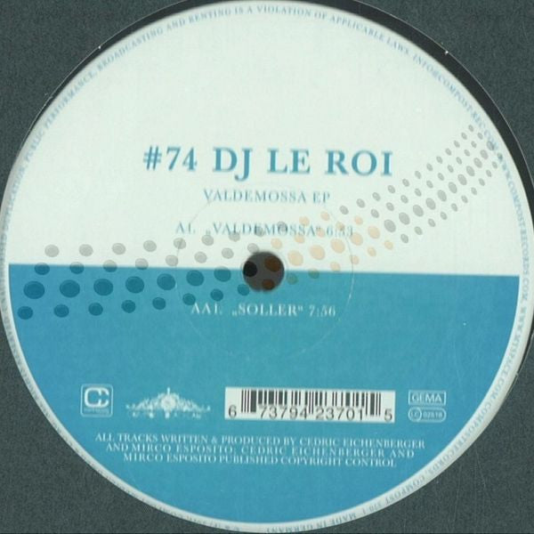 DJ Le Roi - Valdemossa EP (12", EP)