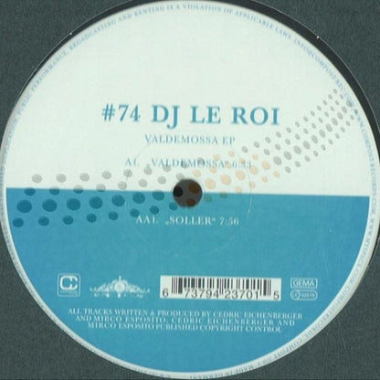 DJ Le Roi - Valdemossa EP (12", EP)