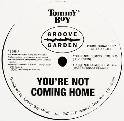 Groove Garden (2) : You're Not Coming Home (12", Promo)