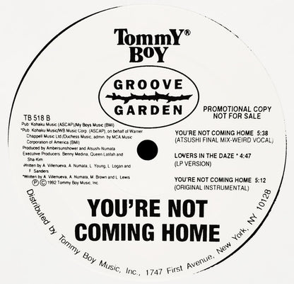 Groove Garden (2) : You're Not Coming Home (12", Promo)