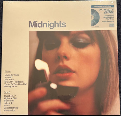 Taylor Swift : Midnights (LP, Album, RE, RP, S/Edition, Blu)