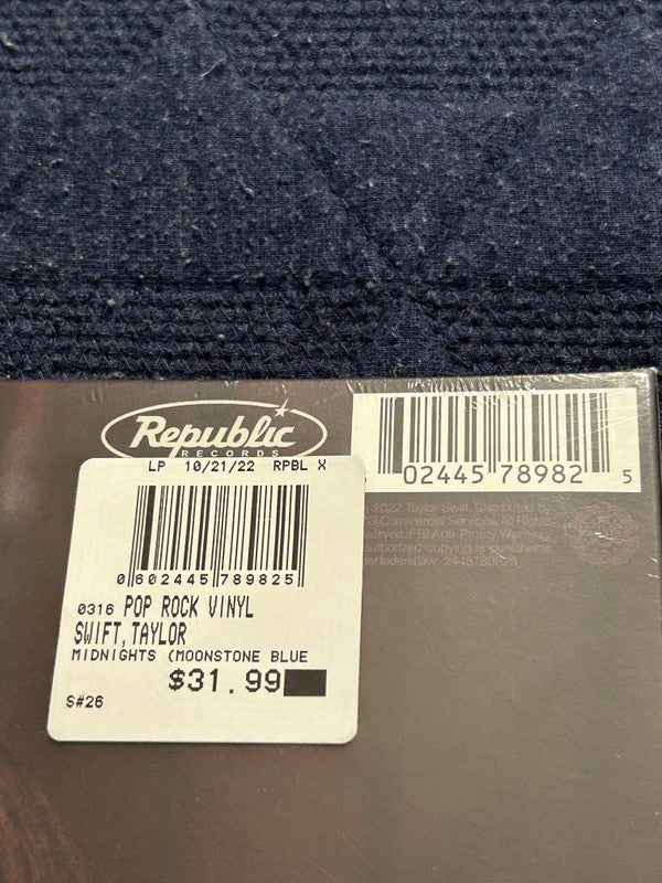 Taylor Swift : Midnights (LP, Album, RE, RP, S/Edition, Blu)