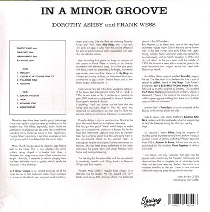 Dorothy Ashby and Frank Wess : In A Minor Groove (LP, Album, Cle)