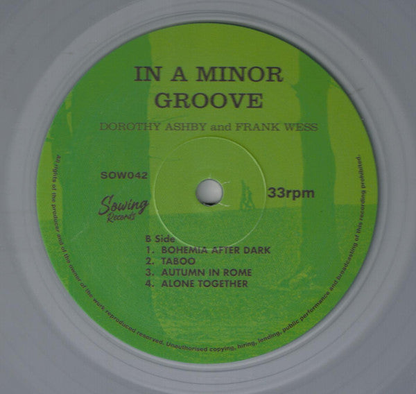 Dorothy Ashby and Frank Wess : In A Minor Groove (LP, Album, Cle)