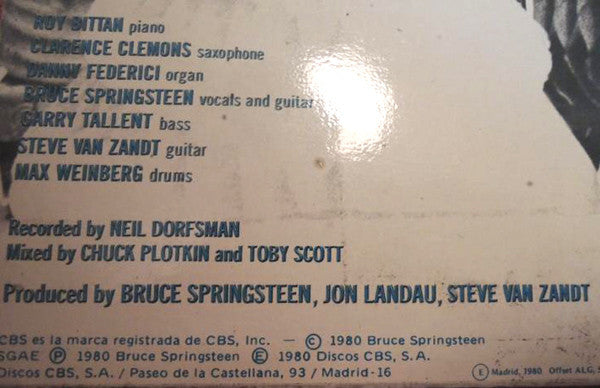 Bruce Springsteen : The River (2xLP, Album)