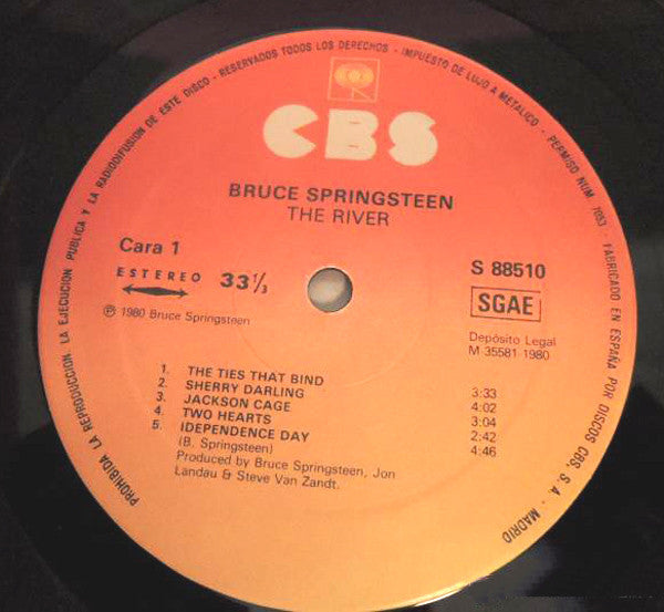 Bruce Springsteen : The River (2xLP, Album)