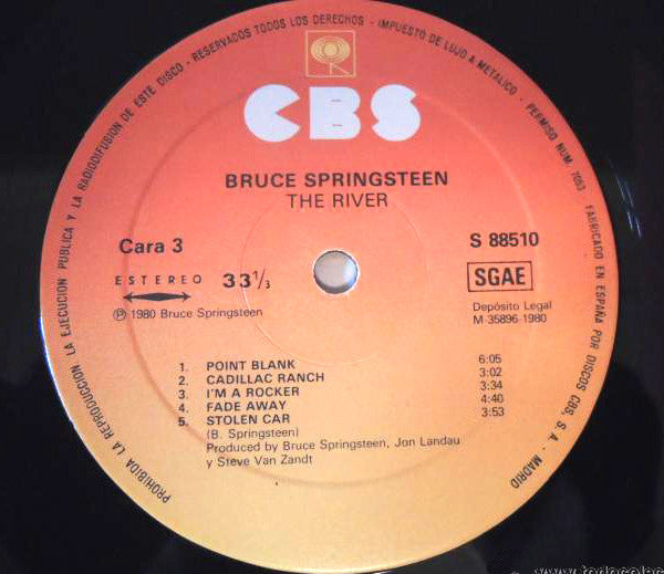 Bruce Springsteen : The River (2xLP, Album)