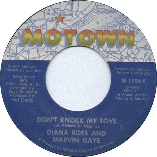Diana Ross And Marvin Gaye : Don't Knock My Love / Just Say, Just Say (7")