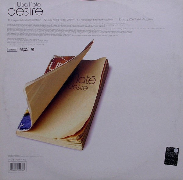 Ultra Naté : Desire (Disc 1) (12")