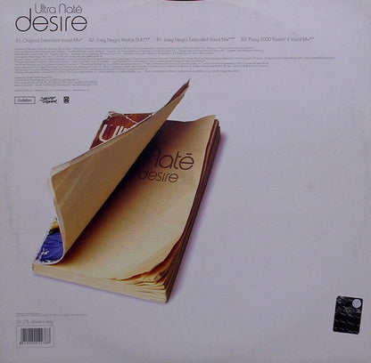 Ultra Naté : Desire (Disc 1) (12")