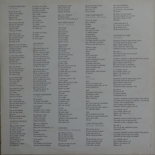 Chico Buarque - Francisco (LP, Album)