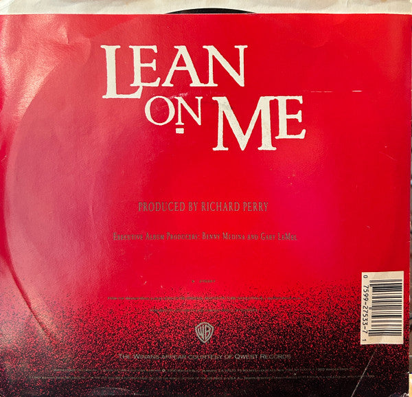Thelma Houston & The Winans : Lean On Me (7")