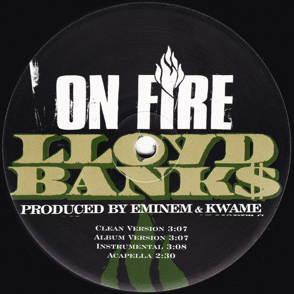 Lloyd Banks - On Fire / Warrior (12")
