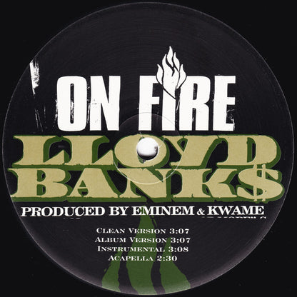 Lloyd Banks - On Fire / Warrior (12")