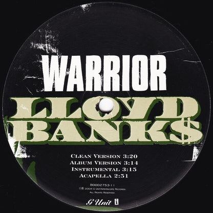 Lloyd Banks - On Fire / Warrior (12")