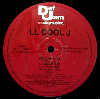 LL Cool J : Imagine That / LL Cool J (12", Promo)