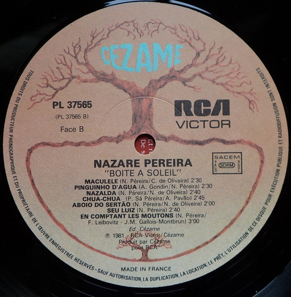 Nazaré Pereira - Boite A Soleil (LP)
