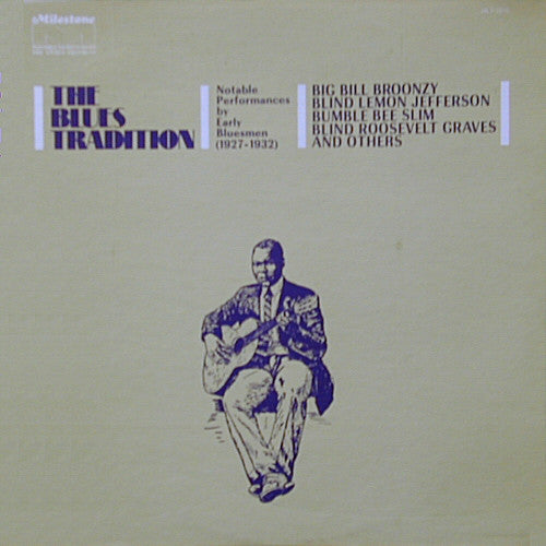 Various : The Blues Tradition (LP, Comp, Mono)