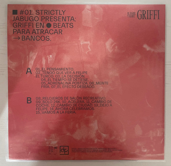 Griffi - #01 Strictly Jabugo Presenta: Griffi En Beats Para Atracar Bancos (LP, Album, Ltd, Ora)