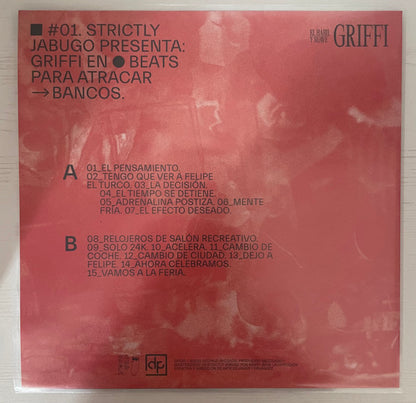Griffi - #01 Strictly Jabugo Presenta: Griffi En Beats Para Atracar Bancos (LP, Album, Ltd, Ora)