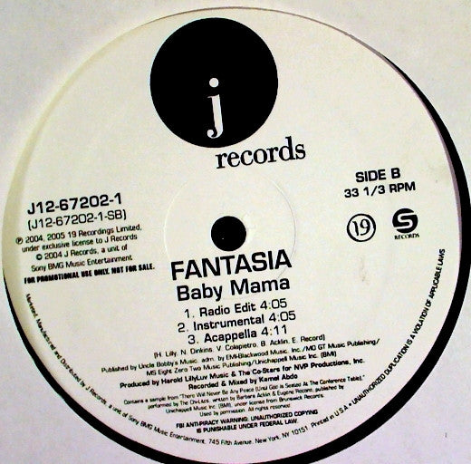 Fantasia  - It's All Good (12", Promo)