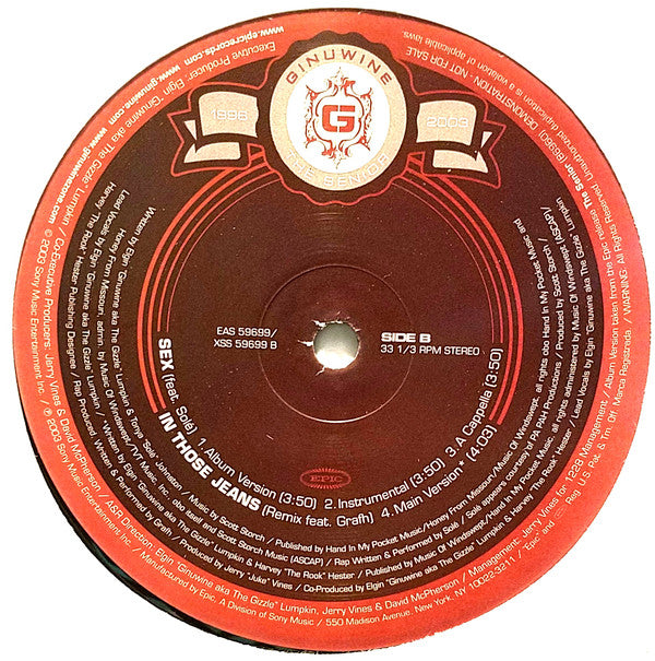 Ginuwine - Love You More (12", Promo)