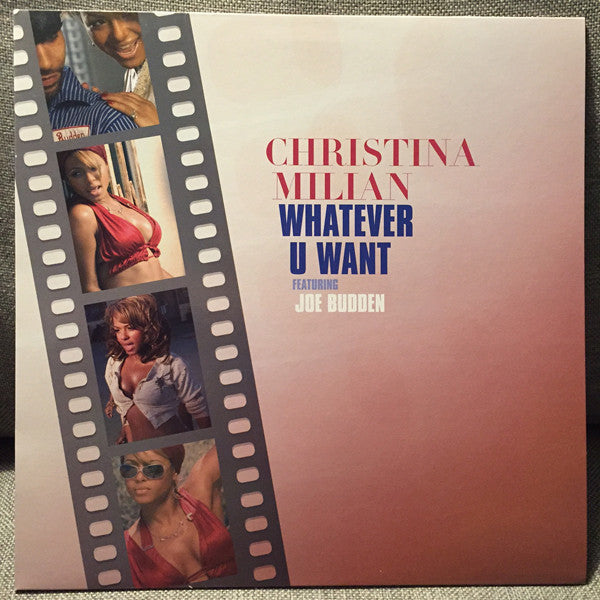 Christina Milian Featuring Joe Budden - Whatever U Want (12", Promo)