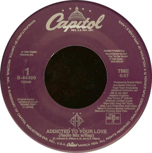The Gap Band : Addicted To Your Love (7", Single)