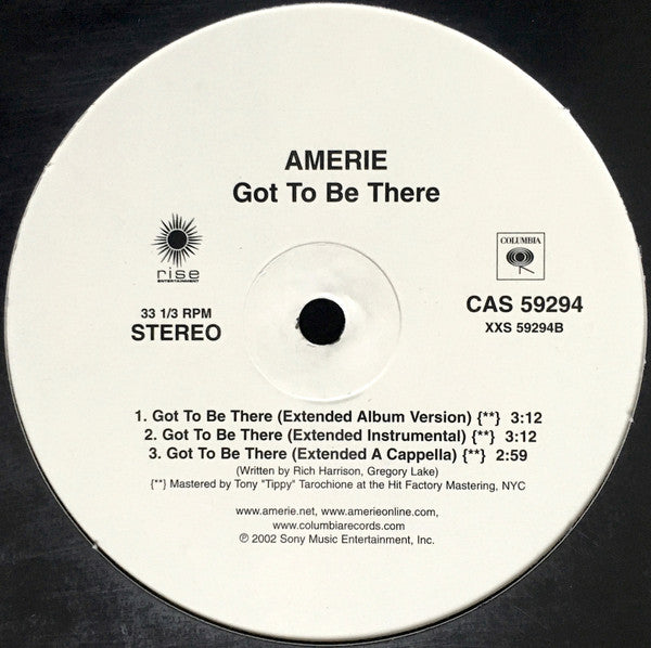 Amerie - Talkin' To Me (12", Single)