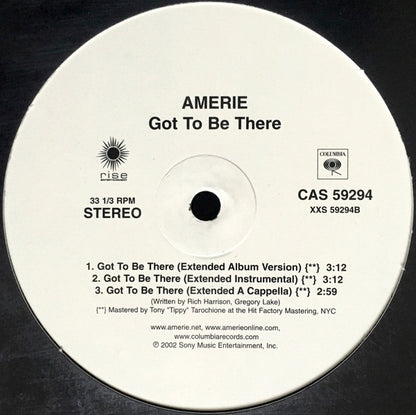Amerie - Talkin' To Me (12", Single)