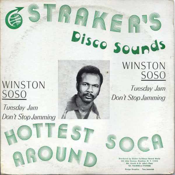 Winston Soso : Tuesday Jam (12")