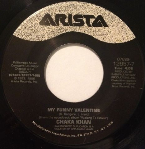 Mary J. Blige / Chaka Khan : Not Gon' Cry / My Funny Valentine (7", Single)