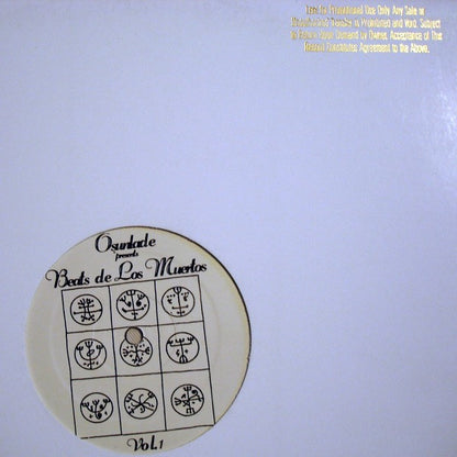 Osunlade : Beats De Los Muertos (Vol. 1) (12", EP, Promo)