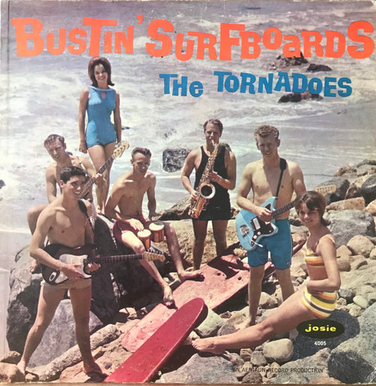The Tornadoes : Bustin' Surfboards (LP, Album, Mono, Scr)