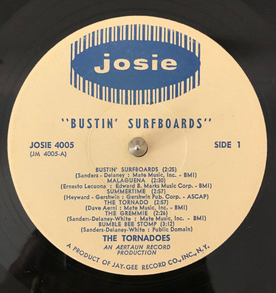 The Tornadoes : Bustin' Surfboards (LP, Album, Mono, Scr)