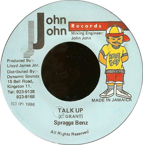 Spragga Benz - Talk Up (7")