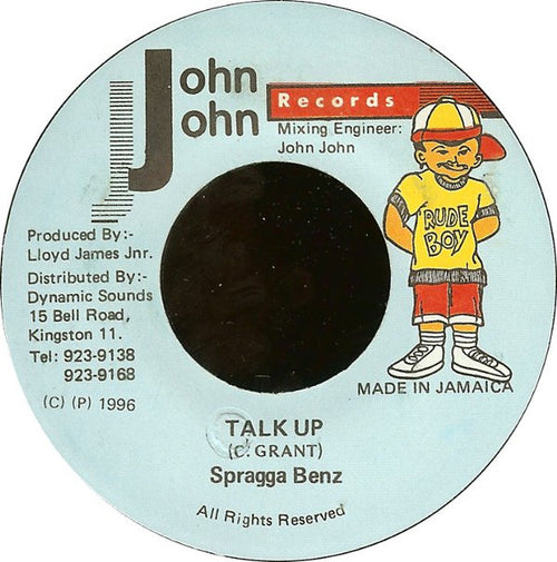 Spragga Benz - Talk Up (7")