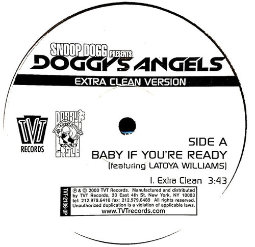 Snoop Dogg Presents Doggy's Angels : Baby If You're Ready (12", Promo)