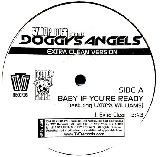 Snoop Dogg Presents Doggy's Angels : Baby If You're Ready (12", Promo)
